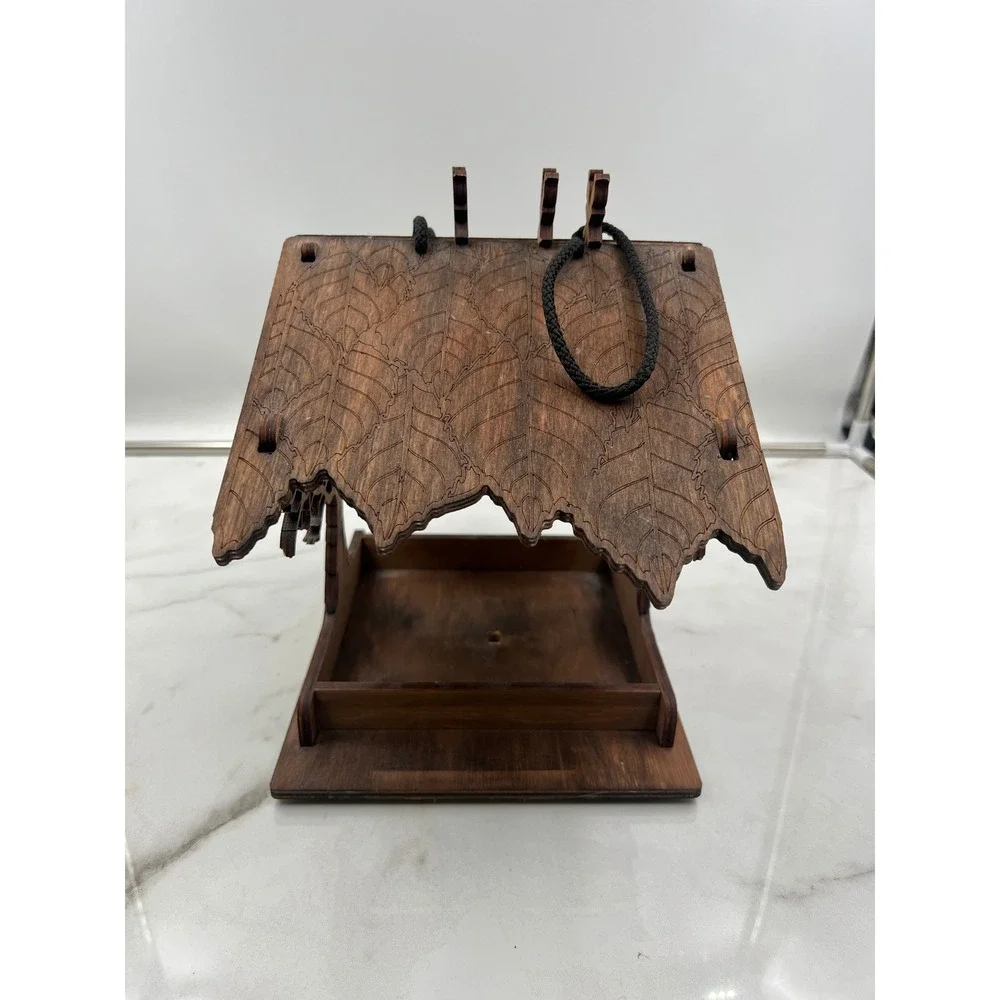 Promi Design Wooden Bird Feeder Tree of Life Silhouette Hanging Garden Decor